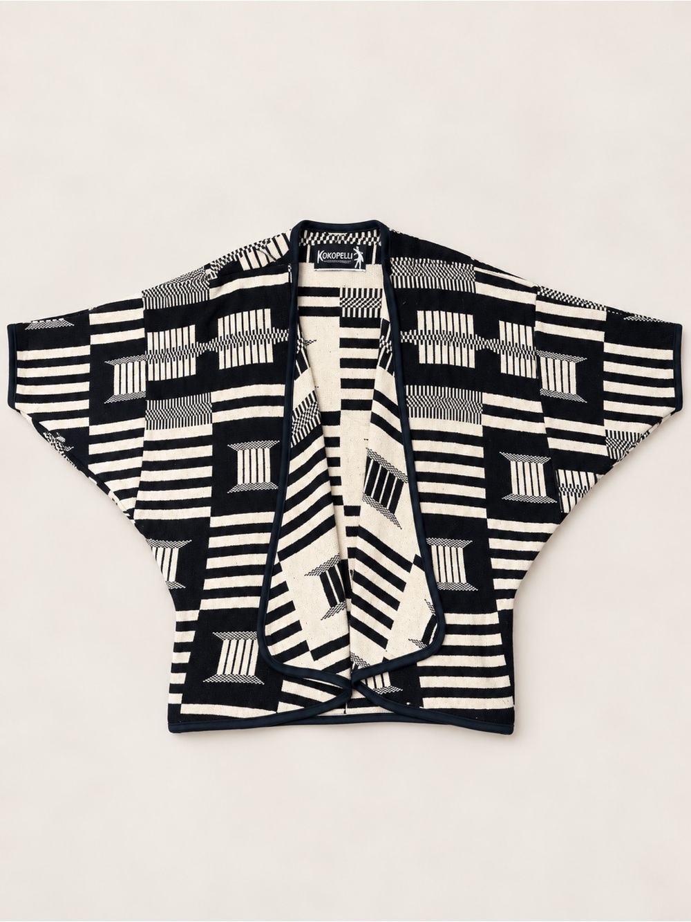 Kokopelli 100% Cotton Southwestern Geometric Vintage Cardigan Wrap M–XL